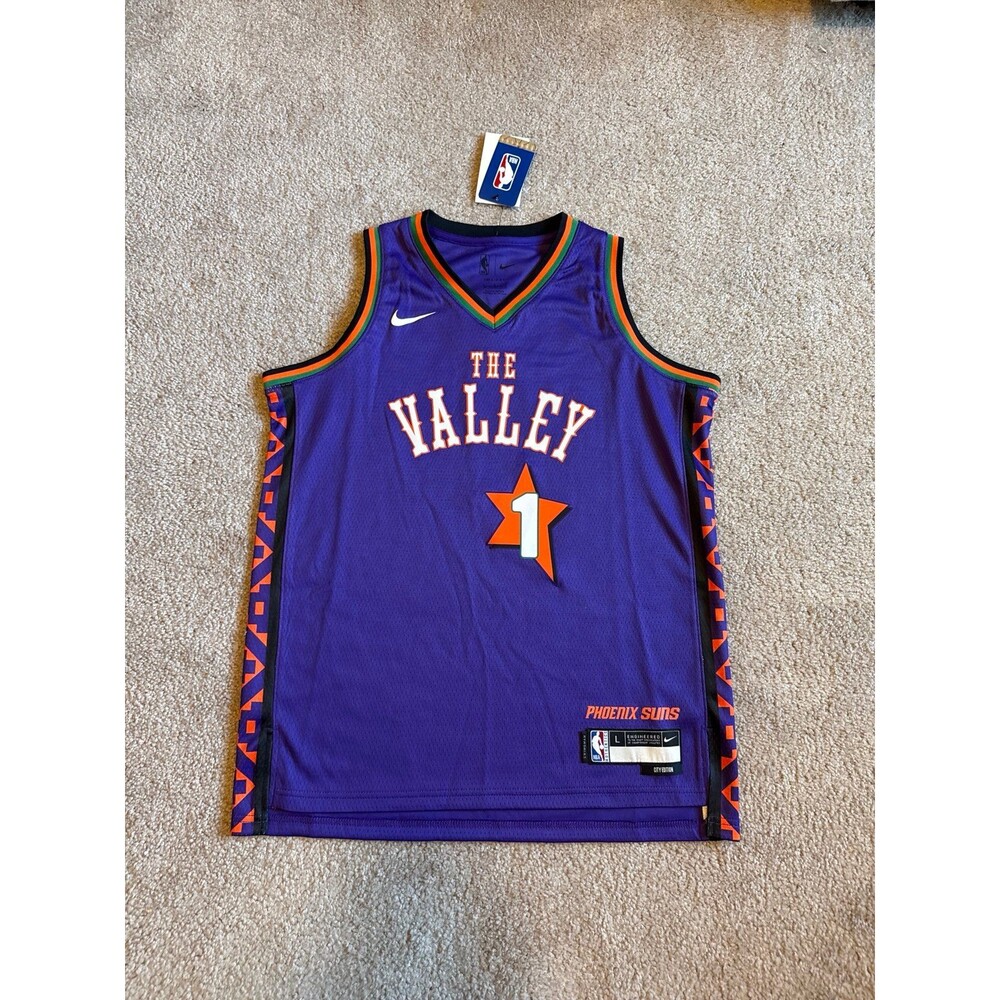 Devin Booker Phoenix Suns Nike NWT Basketball Jersey Youth Size Large